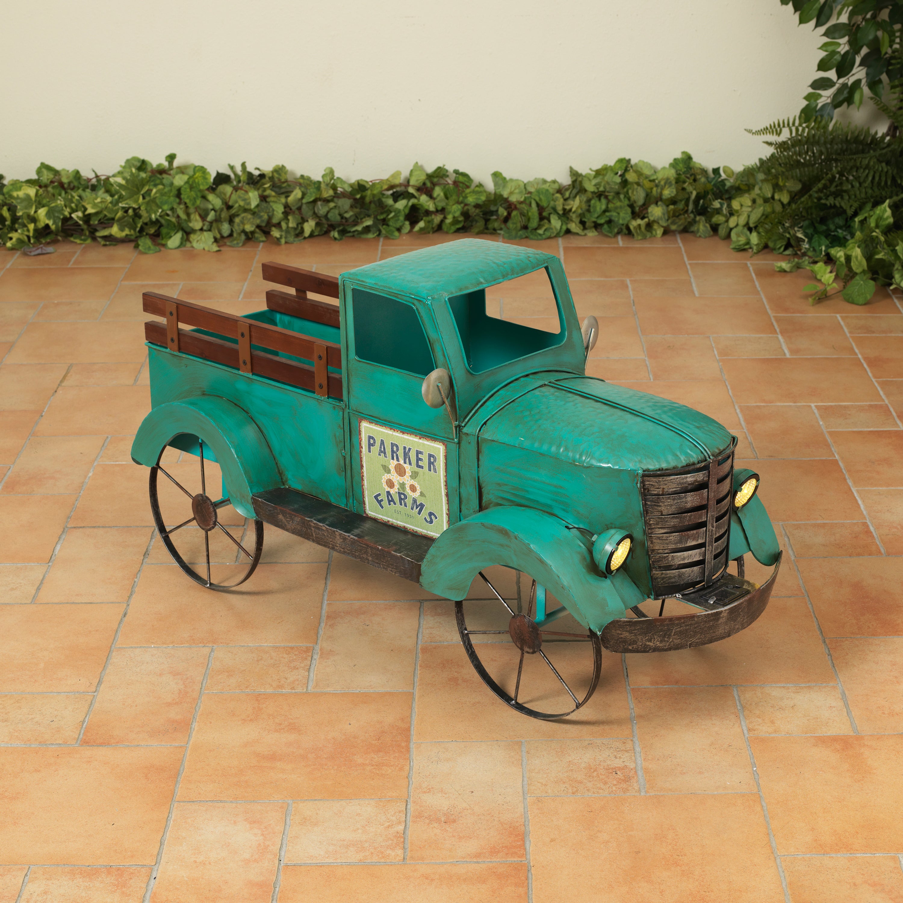 Vintage Farmhouse 18.9 Inch Metal Antique Truck